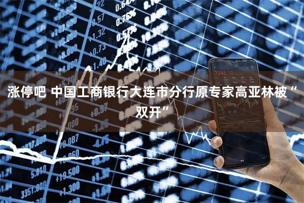 涨停吧 中国工商银行大连市分行原专家高亚林被“双开”