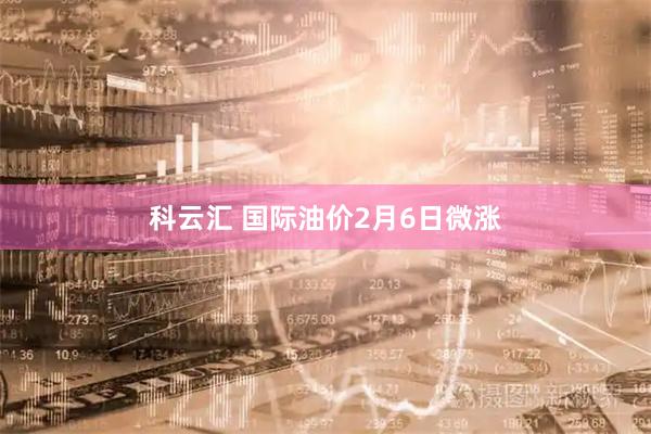 科云汇 国际油价2月6日微涨